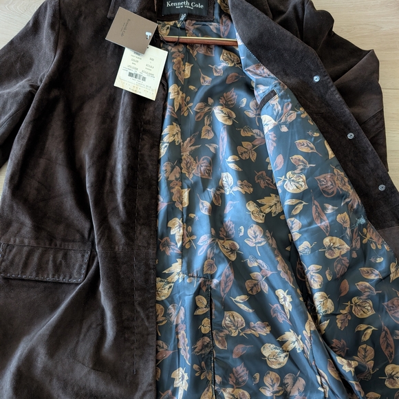 Kenneth Cole Brown Leather Jacket - Picture 4 of 11